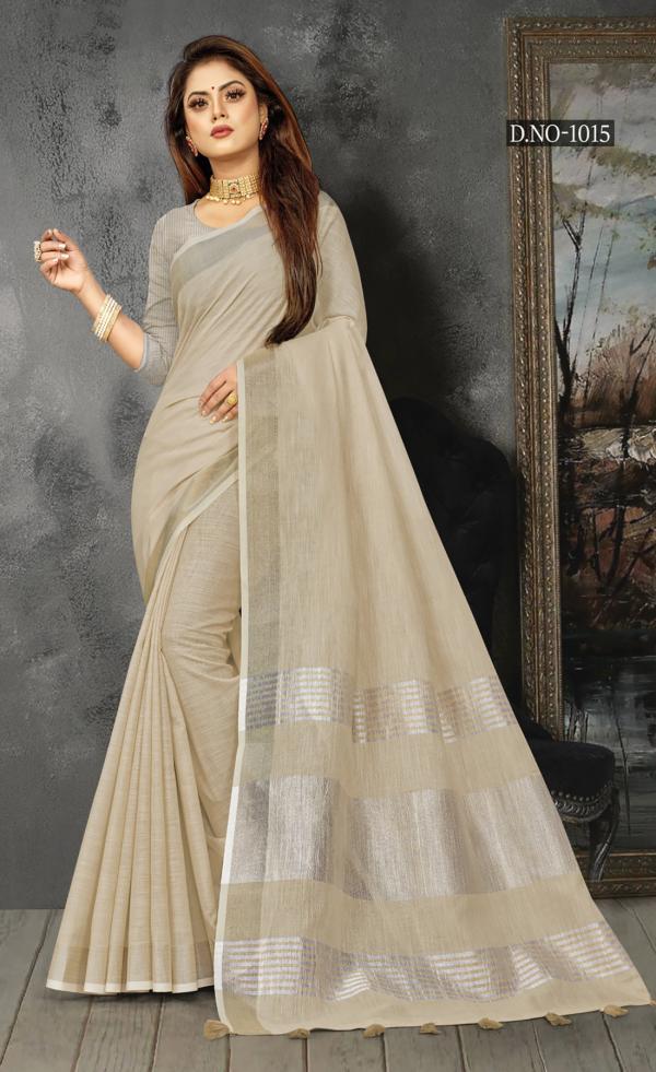 Sangam Karigiri Designer Linen Saree